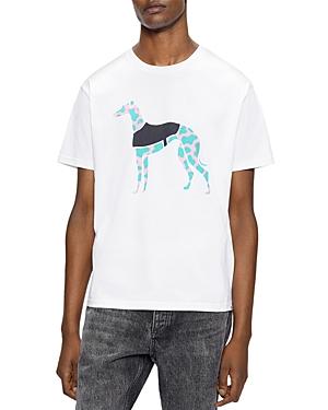 Ted Baker Oakford Mib Cotton Camo Greyhound Crew Tee