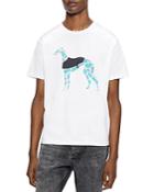 Ted Baker Oakford Mib Cotton Camo Greyhound Crew Tee