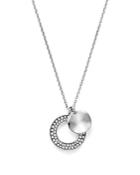Ippolita Sterling Silver Glamazon Pave Open Circle And Paillette Necklace With Diamonds, 16 - 100% Bloomingdale's Exclusive