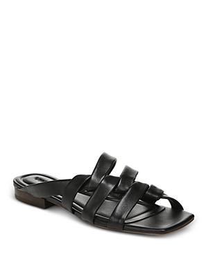 Vince Women's Zayna Square Toe Wrapped Leather Slide Sandals