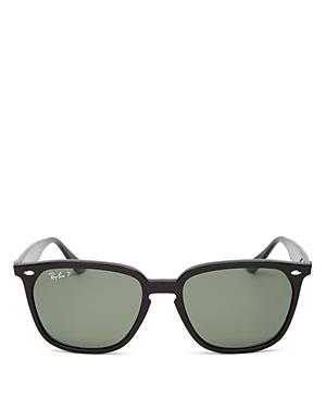 Ray-ban Women's Polarized Square Sunglasses, 55mm