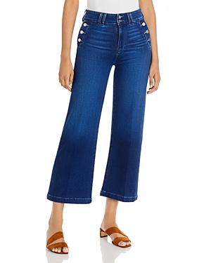 Paige Aubrey High Rise Ankle Wide Leg Jeans In Julissa