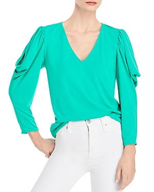 Karl Lagerfeld Paris Butterfly Sleeve Top