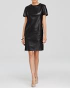 Weekend Max Mara Dress - Adria Short Sleeve Leather & Jersey