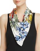Echo Blooms Of Oceania Silk Square Scarf