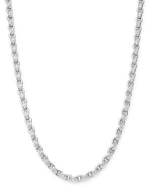 Roberto Coin 18k White Gold Amuletto Diamond Chain Collar Necklace, 16.5
