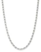 Roberto Coin 18k White Gold Amuletto Diamond Chain Collar Necklace, 16.5