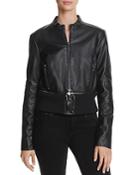 French Connection Sandra Pu Faux-leather Jacket