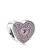 Pandora Charm - Sterling Silver & Cubic Zirconia Valentine's Day, Limited Edition, Moments Collection