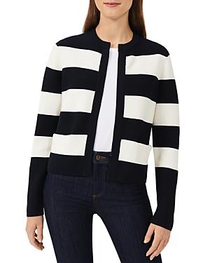Hobbs London Jess Striped Cardigan