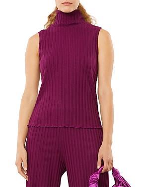 Simon Miller Cora Ribbed Sleeveless Turtleneck