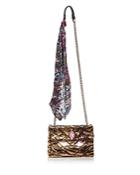 Kurt Geiger London Medium Kensington Animal Print Sequin Crossbody