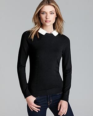 Milly Sweater - Leather Collar