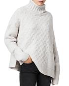 Allsaints Liliya Asymmetric Turtleneck Sweater