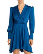Bcbgmaxazria V Neck Fit And Flare Dress