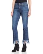 Pistola Tallis Fringe Hem Jeans In Shy Blue - 100% Bloomingdale's Exclusive