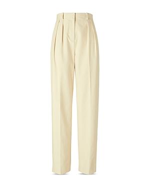 Tory Burch Canvas Pleated Pants
