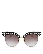 Gucci Cat Eye Embellished Sunglasses, 53mm