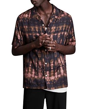 Allsaints Aurora Camp Collar Short Sleeve Shirt