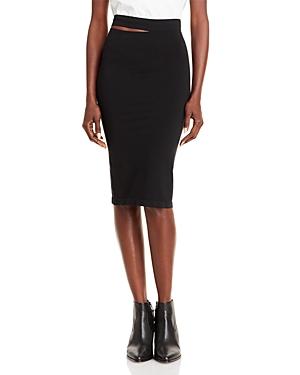 Helmut Lang Slash Cutout Waist Skirt
