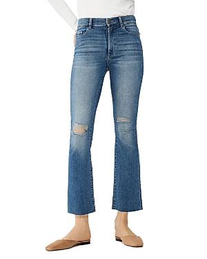 Dl1961 Bridget High Rise Bootcut Jeans In Waterloo Distressed