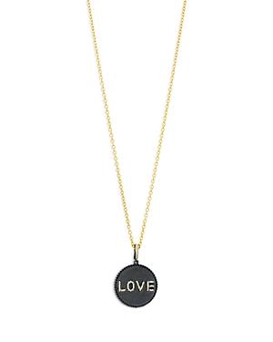 Freida Rothman Love Pendant Necklace, 16-18