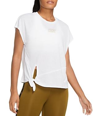 Nike Tie Front Logo Tee