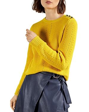 Ted Baker Button Detail Pullover Sweater