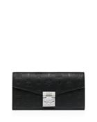 Mcm Patricia Monogram Leather Chain Wallet