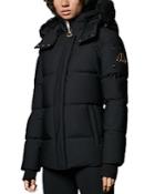 Moose Knuckles Shadow Hooded Fur Trim Jacket