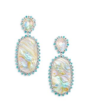 Kendra Scott Parsons Abalone Oval Drop Earrings