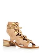 See By Chloe Gladiator Lace Up Sandals