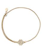 Alex And Ani Precious Metals Symbolic Endless Knot Pull Chain Bracelet