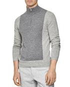 Reiss Boardman Color-block Half-zip Sweater