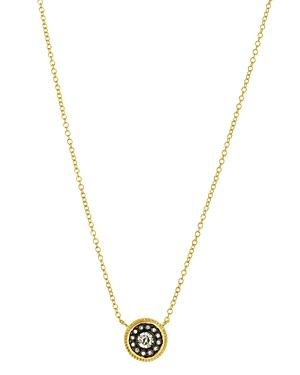 Freida Rothman Nautical Button Pendant Necklace, 16