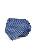 Salvatore Ferragamo Fiocco Linked Gancini Silk Classic Tie