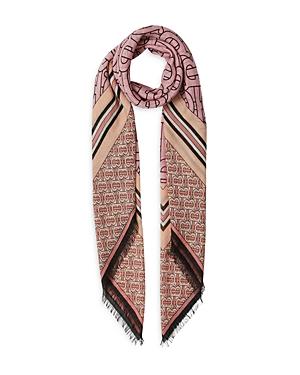 Burberry Monogram Large Square Scarf