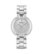 Bulova Rubaiyat Pave Diamond Dial Watch, 35mm