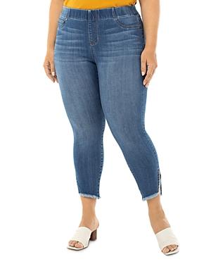 Liverpool Los Angeles Plus Chloe Pull-on Skinny Cropped Jeans In Stillwell