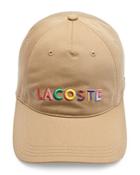 Lacoste L!ve Cotton Twill Logo Embroidered Cap