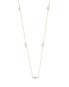 Bloomingdale's Cultured Freshwater Pearl Station Necklace In 14k Yellow Gold, 22 - 100% Exclusive