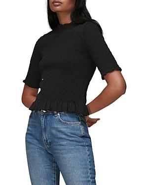 Whistles Frill Detail Smocked Top