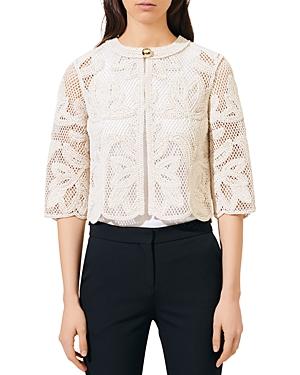 Maje Miranda Lace Cardigan