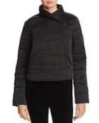 Eileen Fisher Cropped Quilted Puffer Jacket