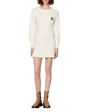 Sandro Soline Ruffled Mini Skirt