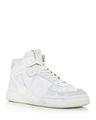 Valentino Garavani Men's Distressed Mid Top Sneakers