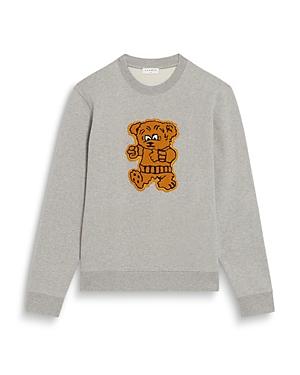 Sandro Teddy Patch Sweatshirt