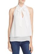 Chelsea And Walker Layered Silk Bow Top - 100% Bloomingdale's Exclusive