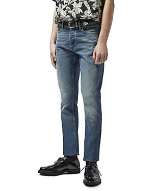 The Kooples Straight Fit Jeans In Blue Denim