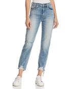 Hudson Zoeey High-rise Straight Crop Jeans In Dip Out